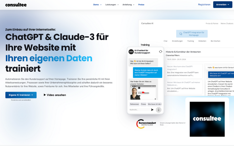 Webdesign Koeln KI Chatbot