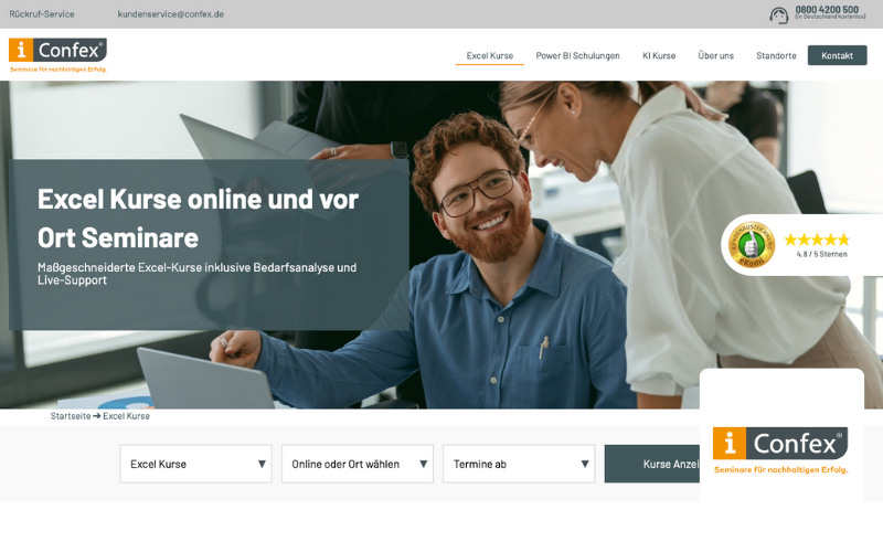 Webdesigner Koeln Referenz Bildungsinstitut
